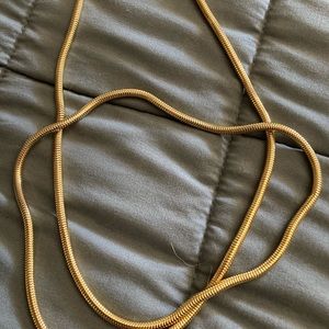 Vintage Monet snake chain 32”